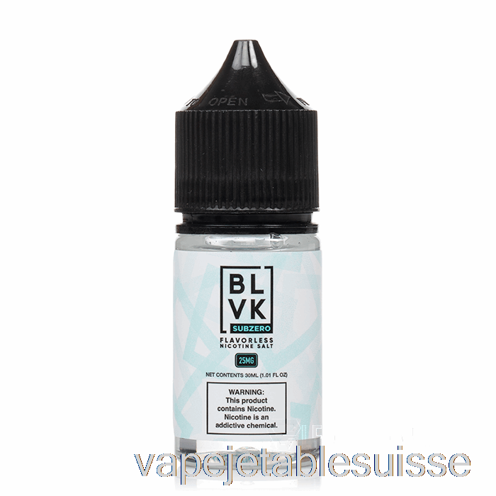 Vape Suisse Sub Zero - Sels Blvk - 30ml 35mg